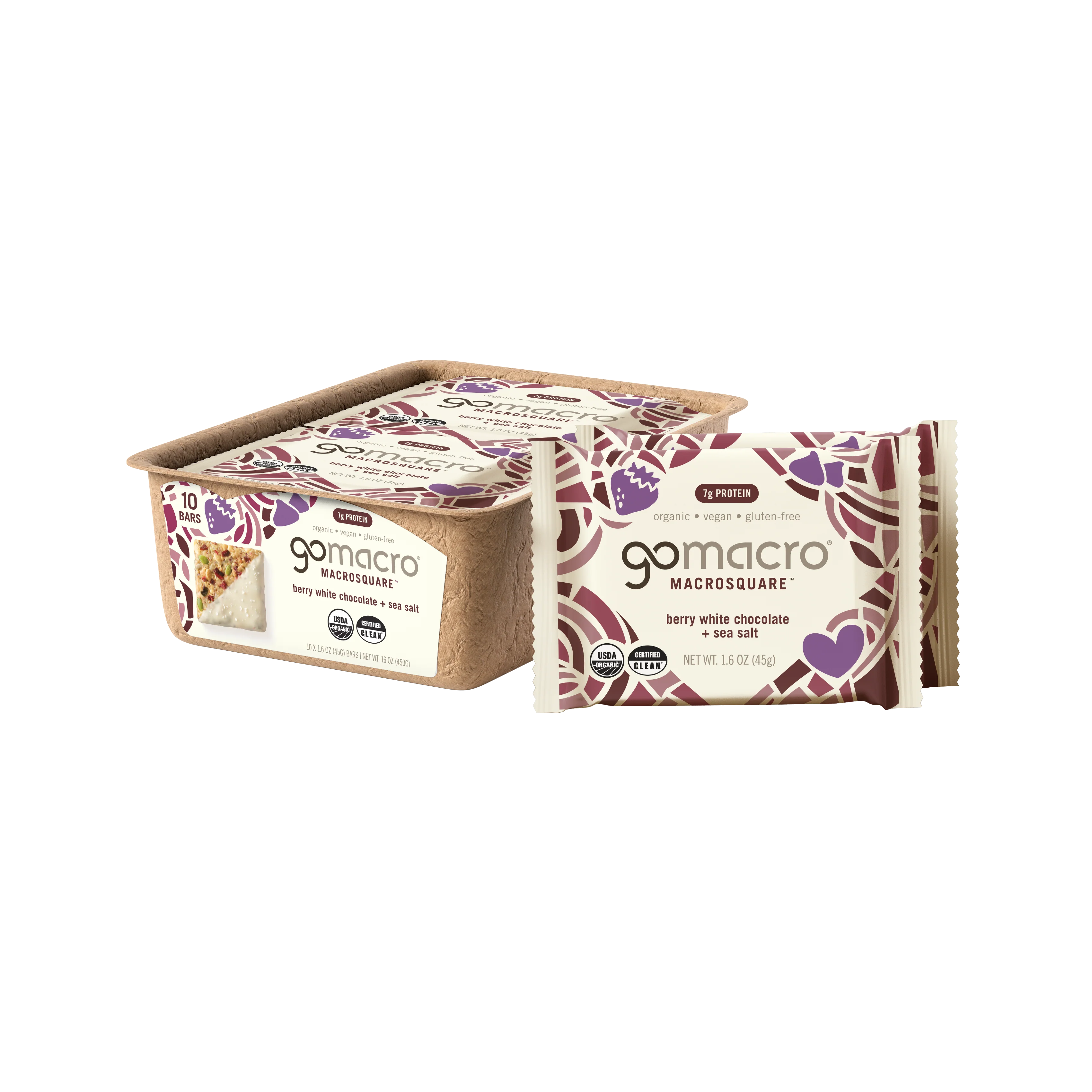 Berry White Chocolate + Sea Salt MacroSquare - Image 4