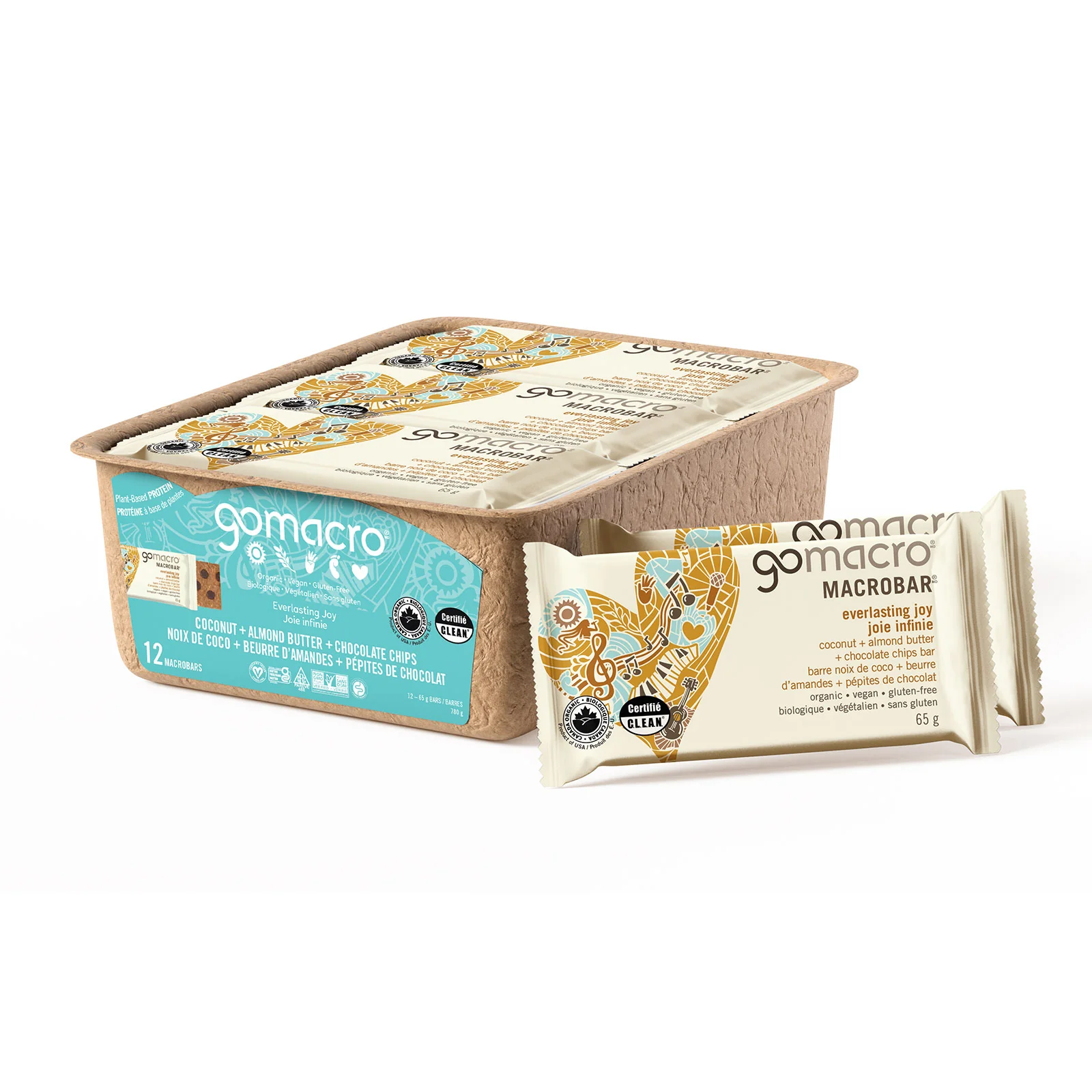 Coconut + Almond Butter + Chocolate Chips MacroBar - Image 4
