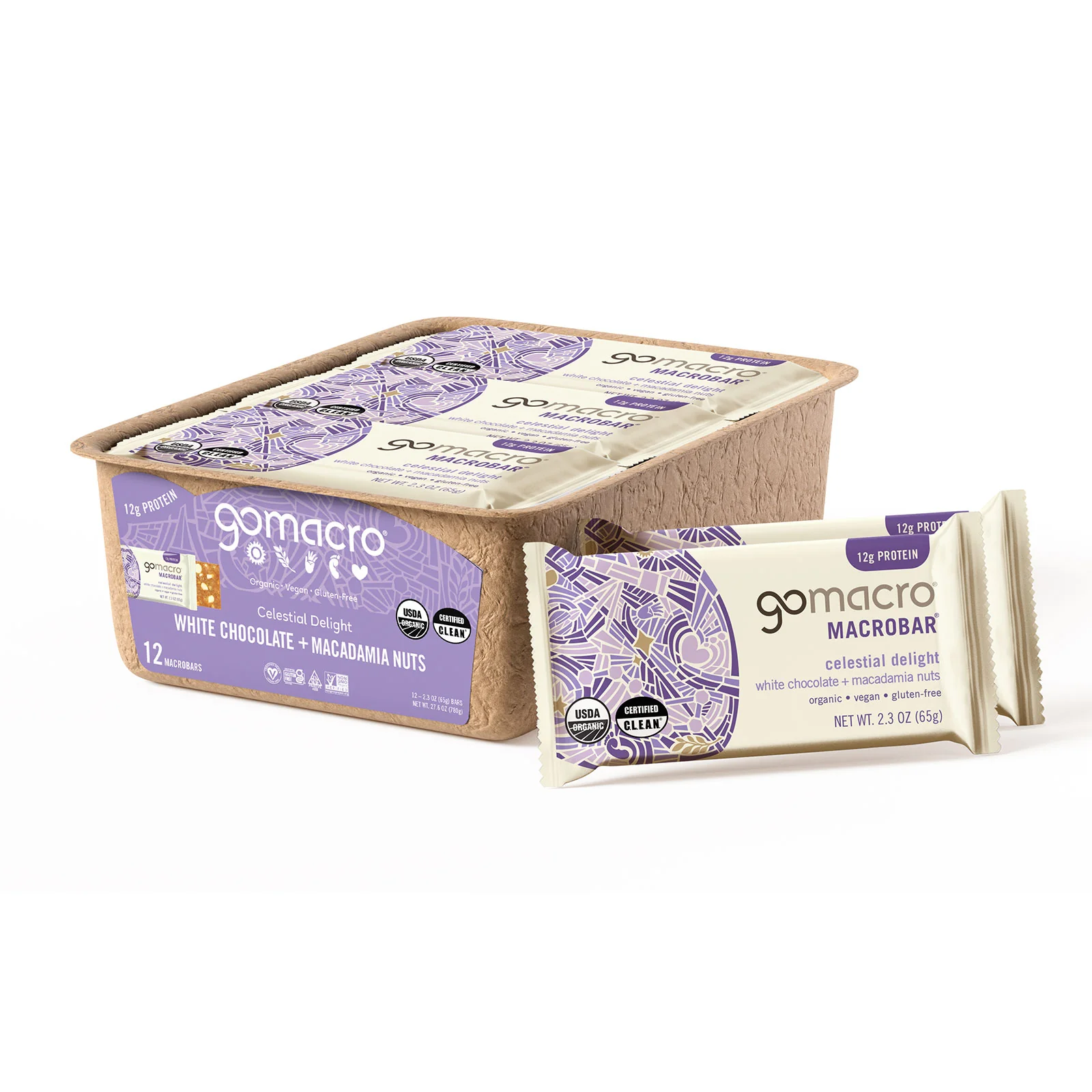 White Chocolate + Macadamia Nuts MacroBar - Image 4